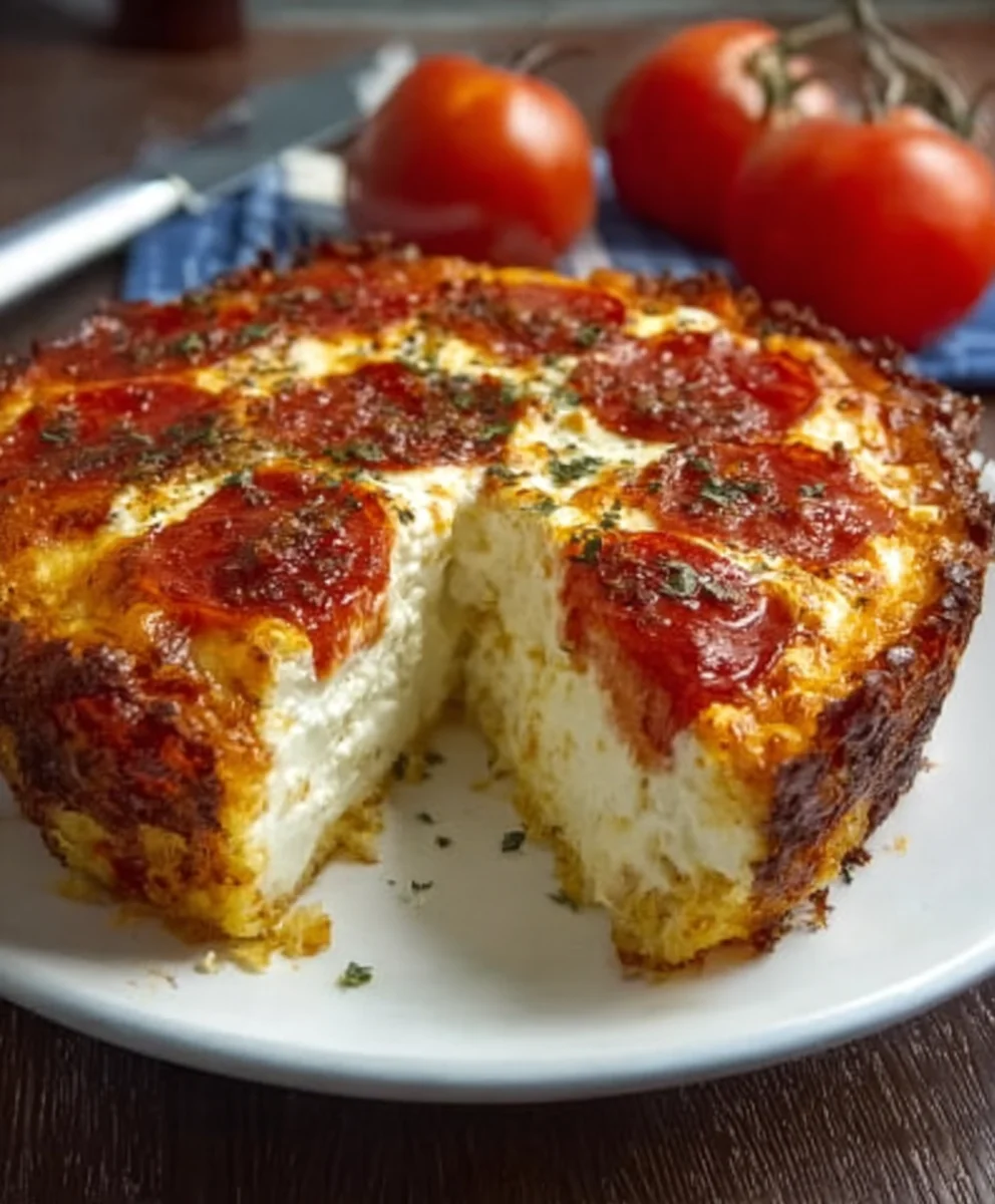 Pizza Cottage Cheese Bake - Easy & Delicious Recipe