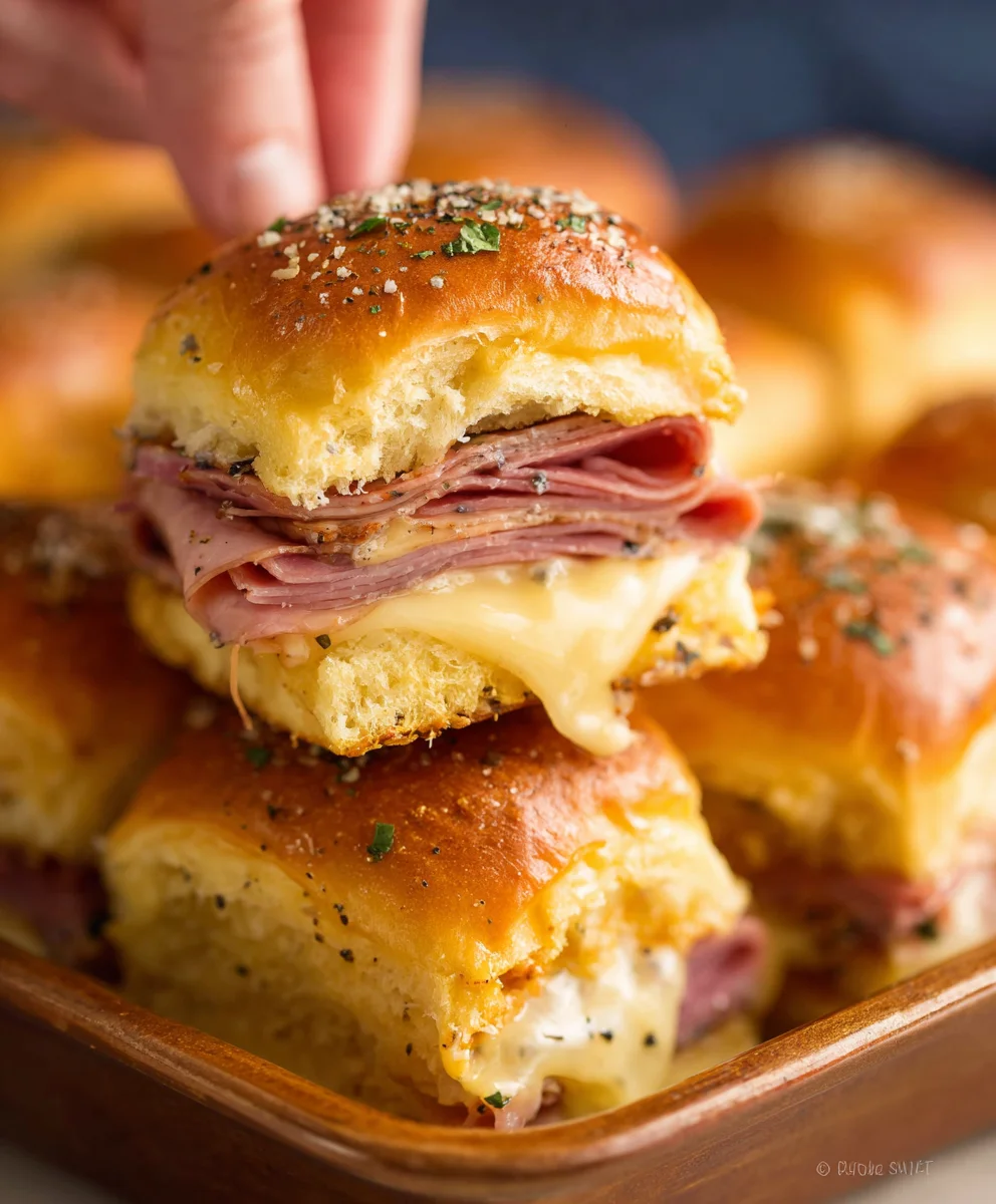 Beef Beef Ham and Cheese Sliders Recipe
