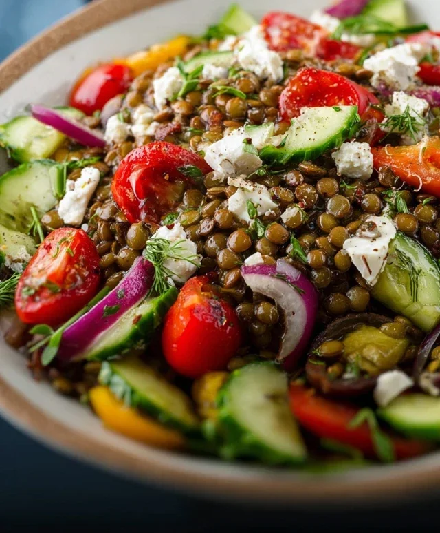 Mediterranean Lentil Salad