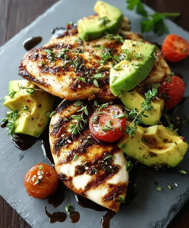 Grilled California Avocado Chicken Recipe