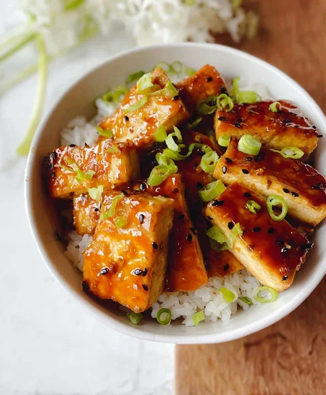 Honey Garlic Tofu