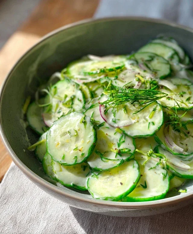 Polish Cucumber Salad
