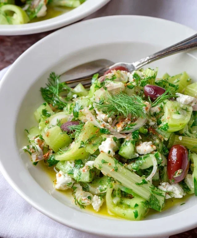 Mediterranean Celery Salad