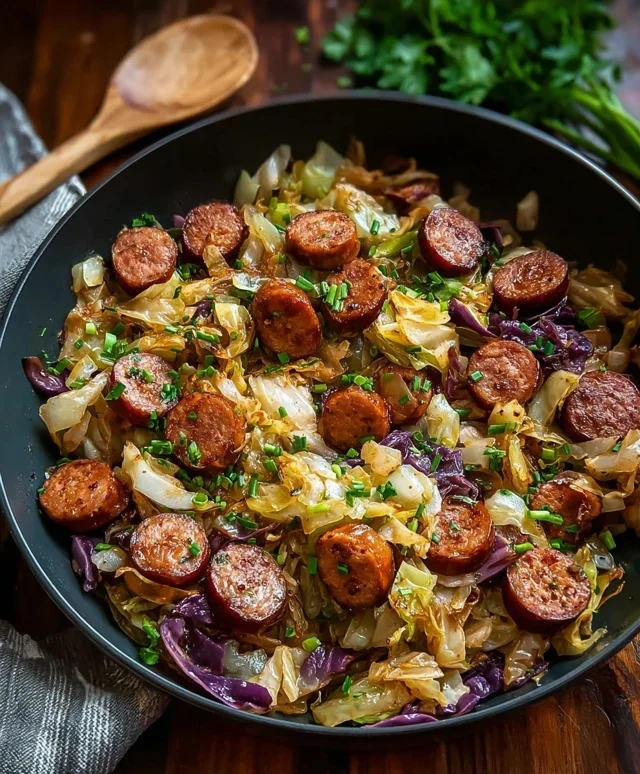 Easy Sausage and Cabbage Stir Fry