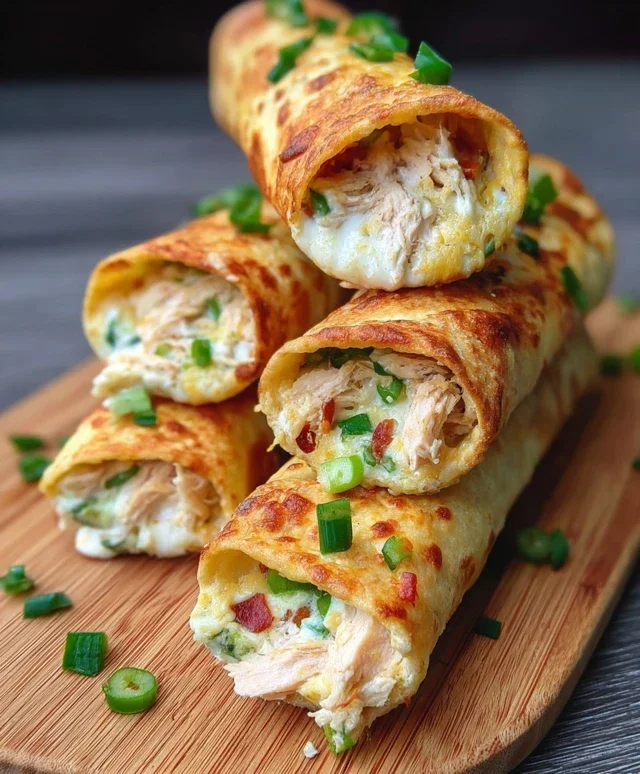 Jalapeno Popper Chicken Taquitos