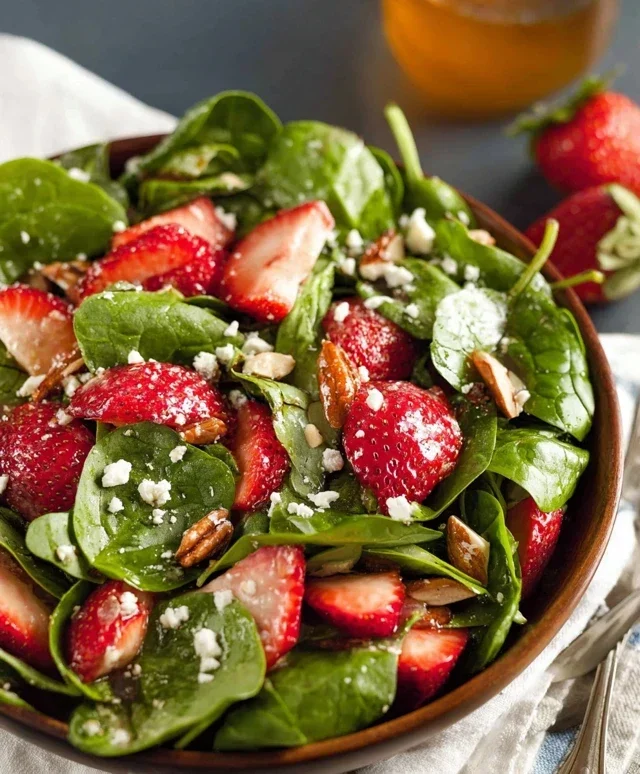 Spinach Strawberry Salad