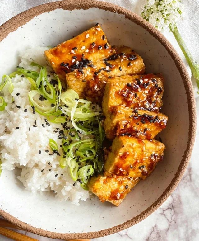 Honey Garlic Tofu