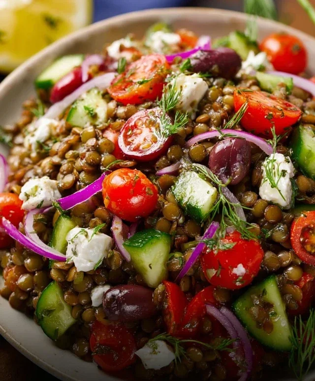 Mediterranean Lentil Salad