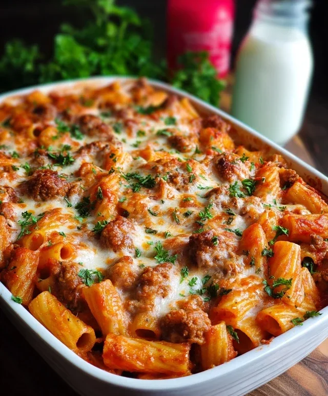 Baked Rigatoni with Sausage