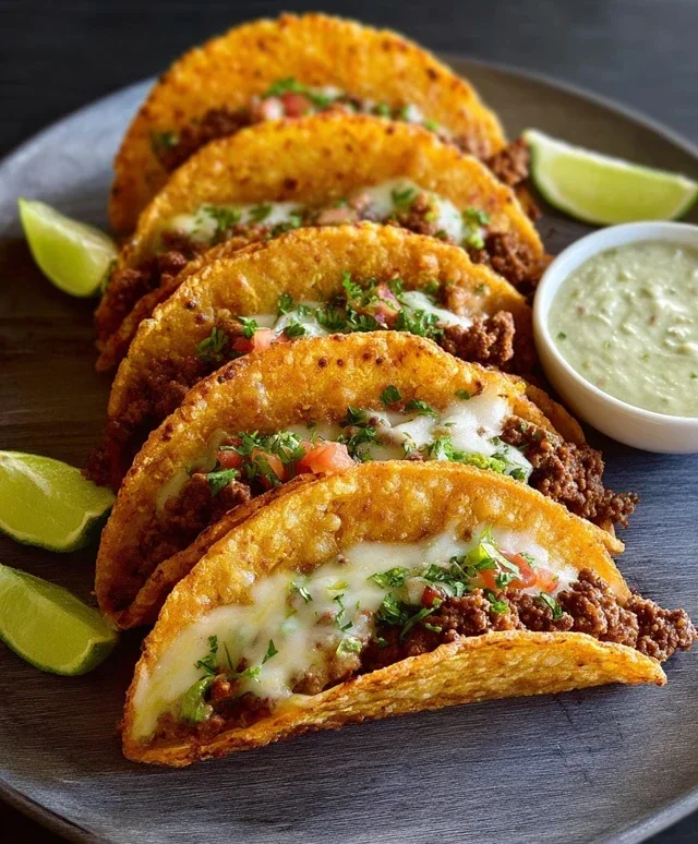 Crispy Ground Beef Tacos