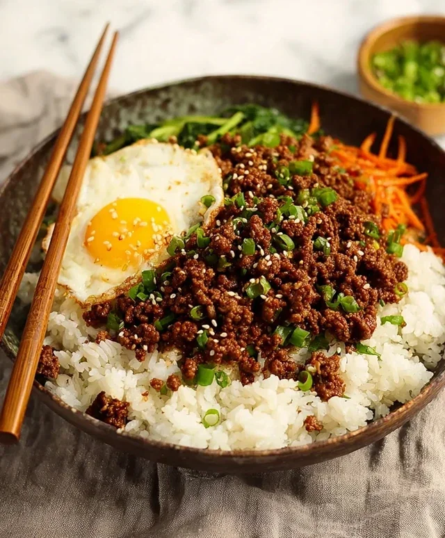 Korean Ground Beef Bowl (25-Minutes)