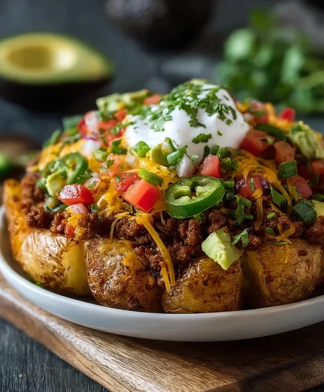 Loaded Potato Taco Bowl