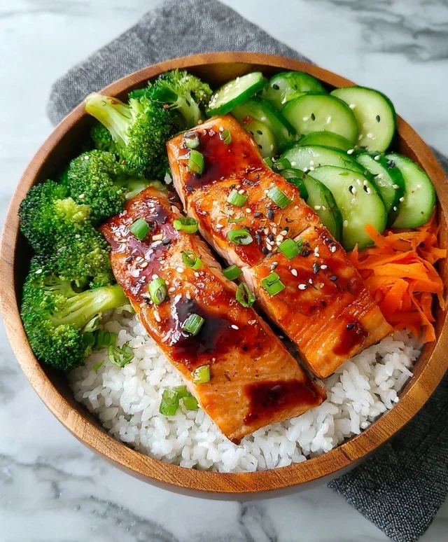 Meal Prep Teriyaki Salmon Rice Bowls