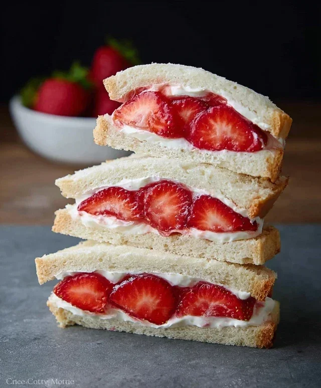 4-ingredient Strawberry Sando
