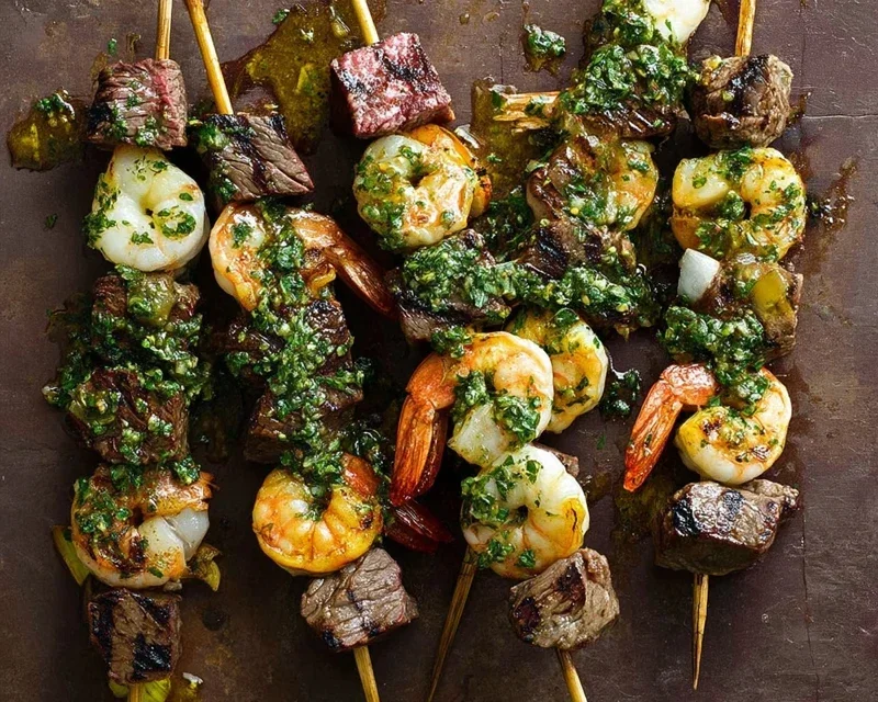 Rosemary Garlic Steak Kebabs