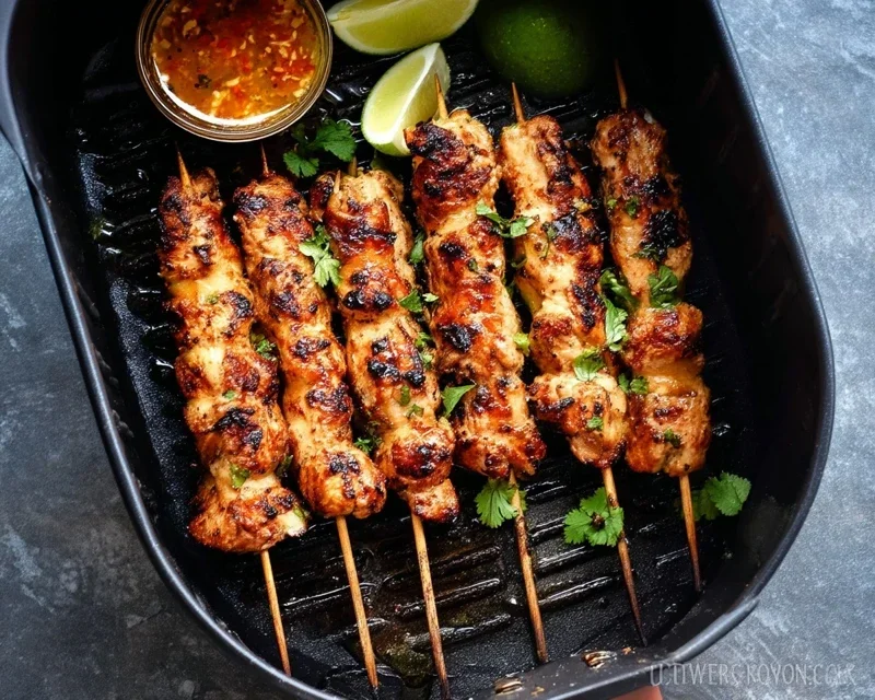 Bang Bang Chicken Skewers