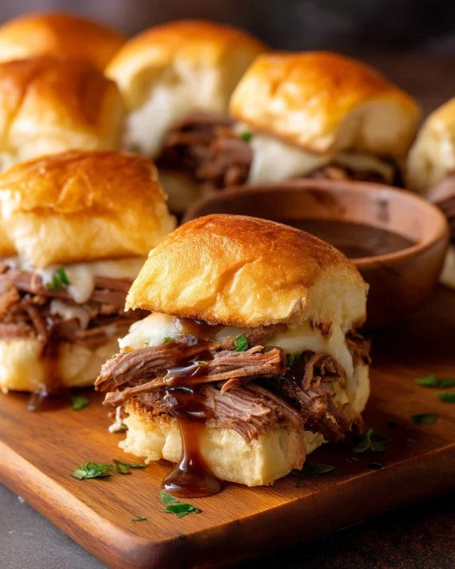 Easy French Dip Sliders Recipe