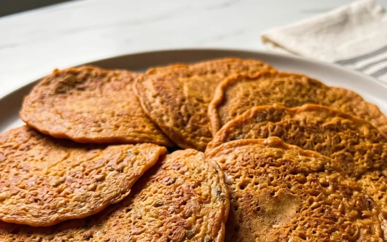 Masoor Dal Chilla | Savory Red Lentil Pancakes