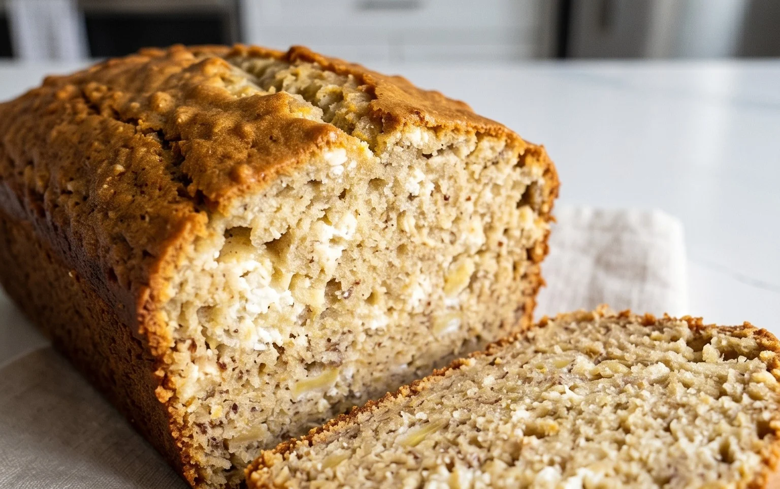 Cottage Cheese Banana Bread