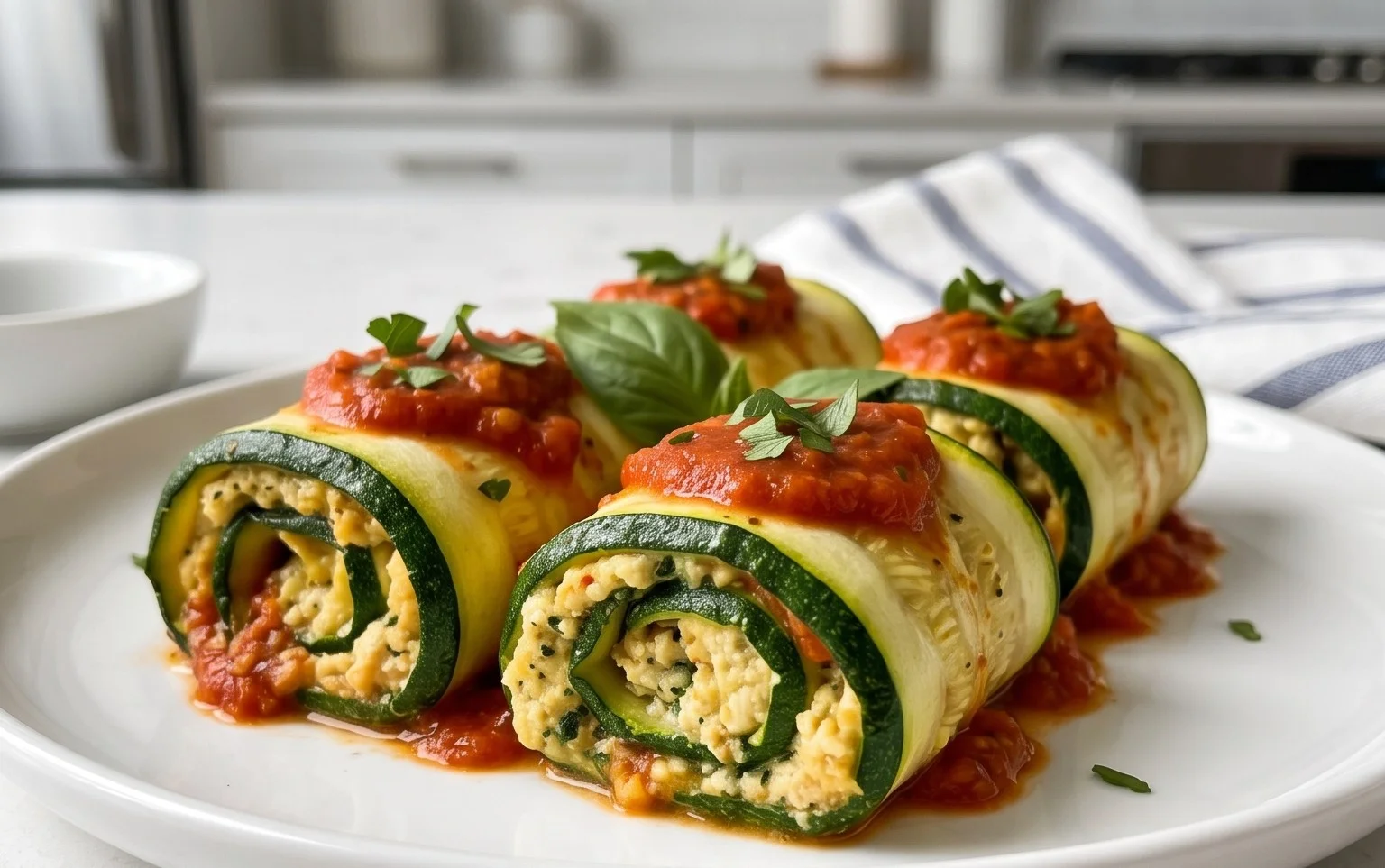 Vegan Zucchini Rollatini