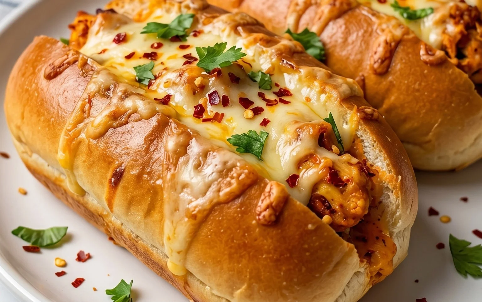 Cheesy Dynamite Chicken Buns