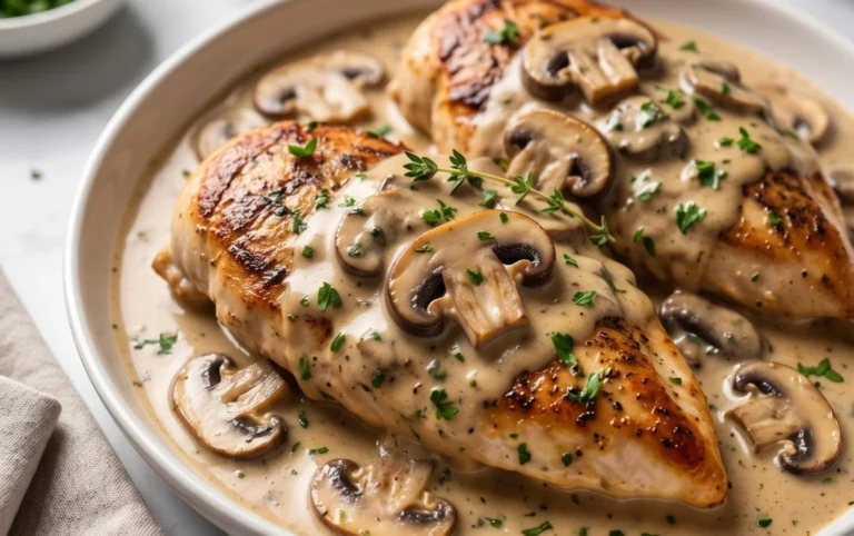 Creamy Mushroom Chicken Recipe