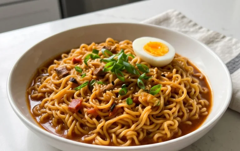 Easy Saucy Ramen Noodles