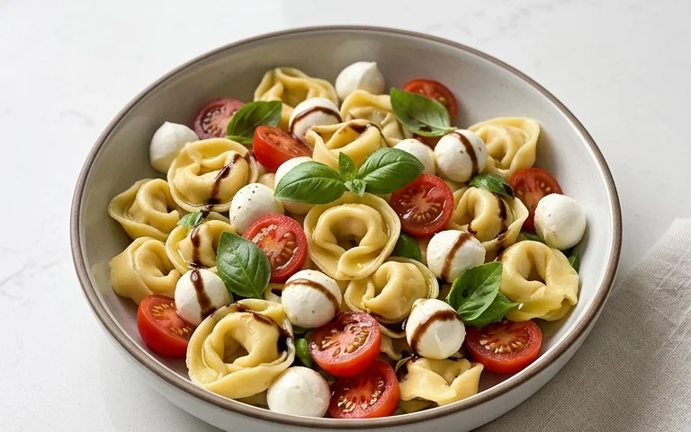Tortellini Caprese Salad