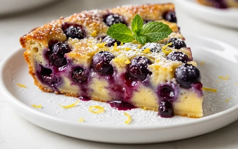 Lemon Blueberry Clafoutis