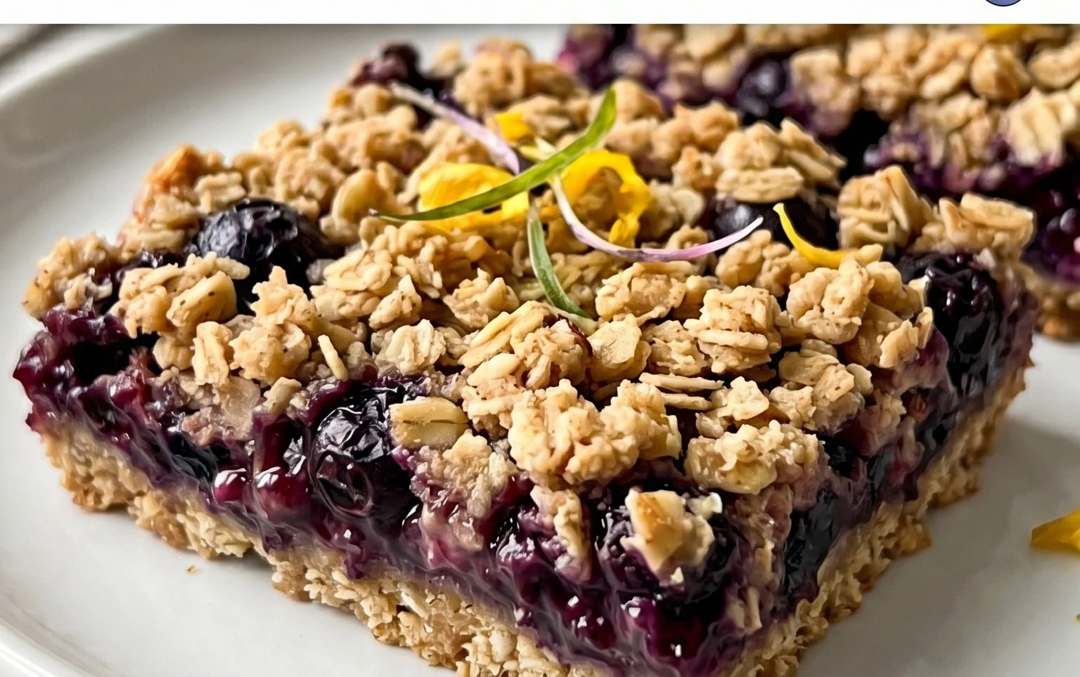 Blueberry Oatmeal Bars