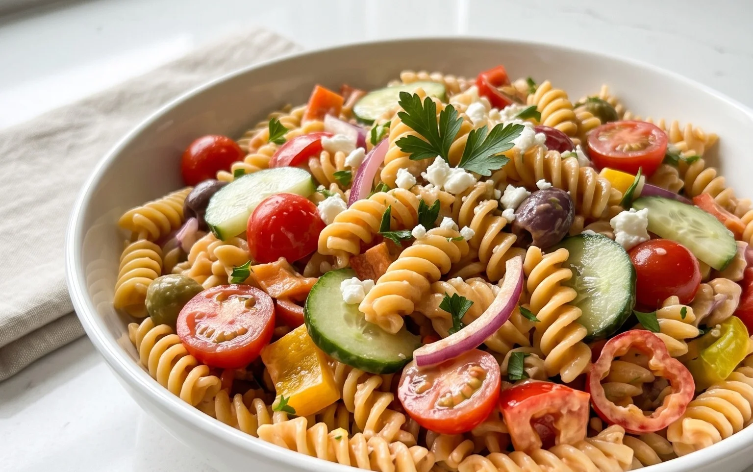French Dressing Pasta Salad