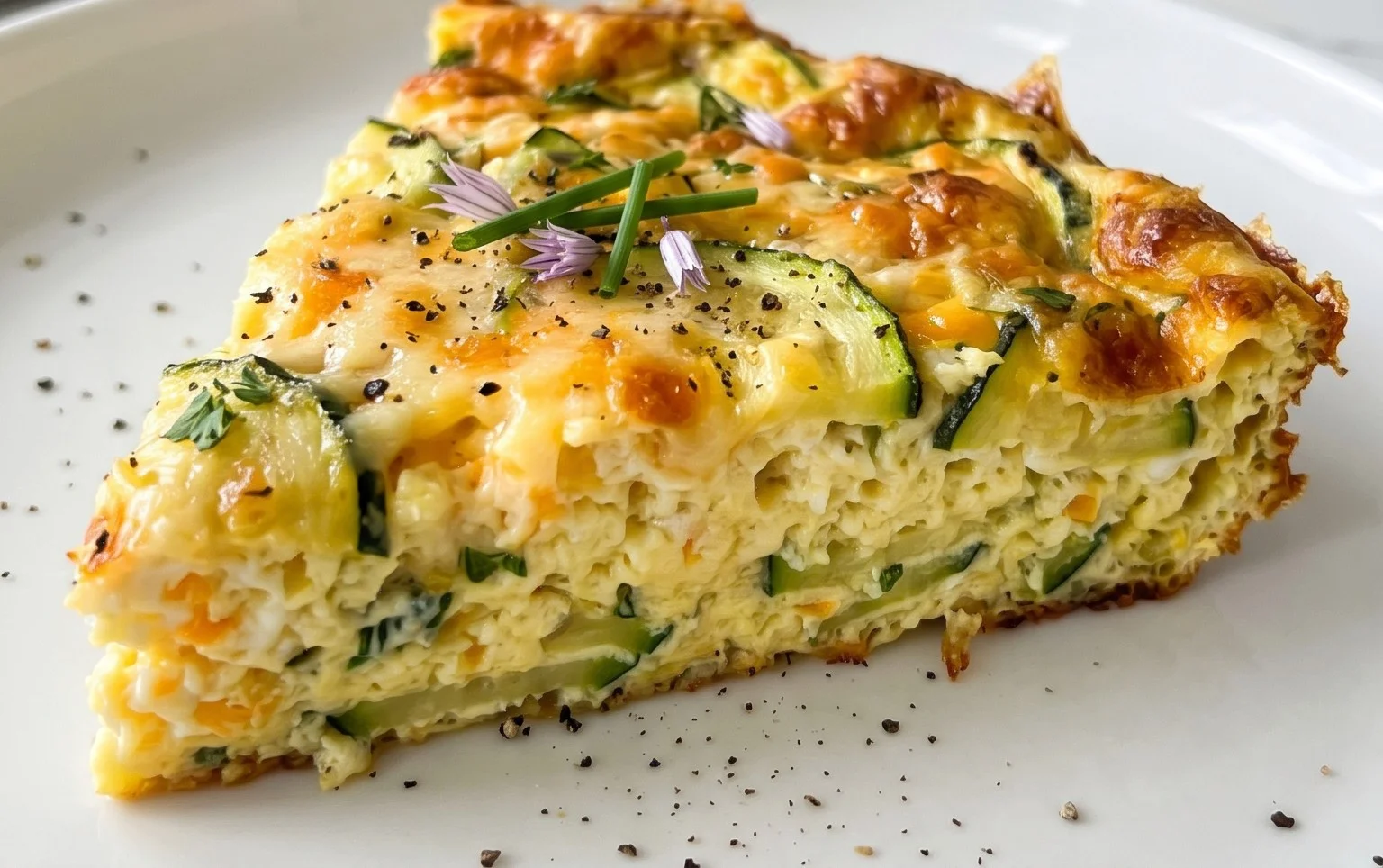 Crustless Zucchini Quiche Recipe