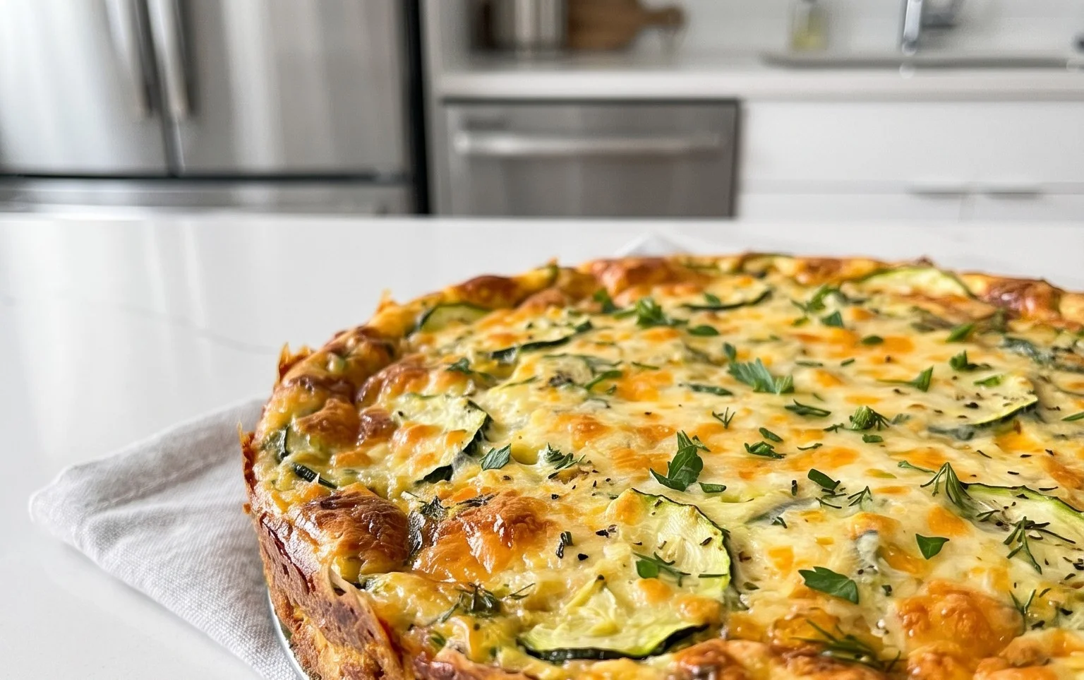 Crustless Zucchini Quiche Recipe