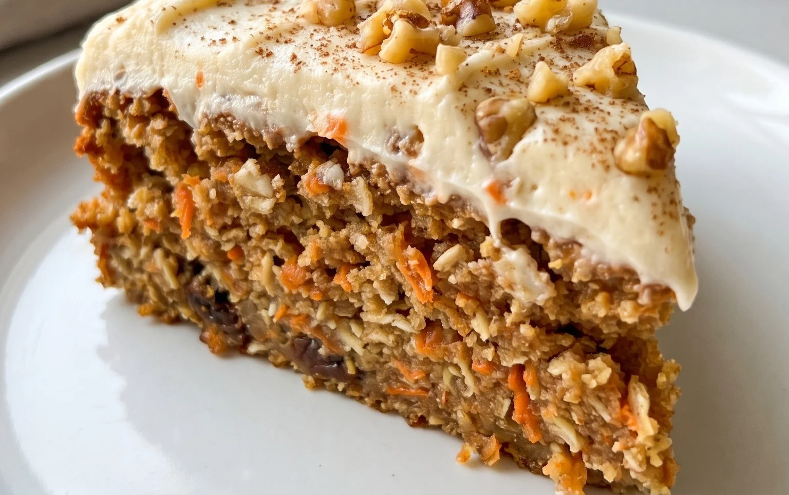Easy Flourless Oatmeal Carrot Cake Recipe
