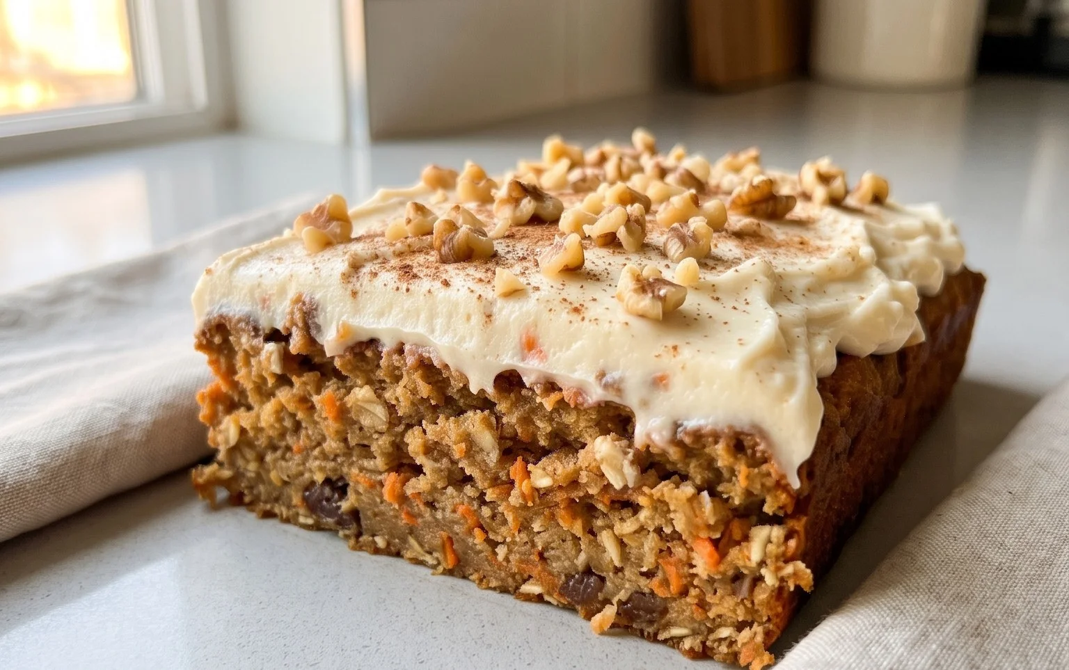 Easy Flourless Oatmeal Carrot Cake Recipe