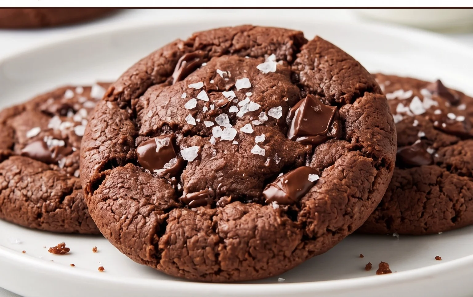 Salted Brownie Cookies