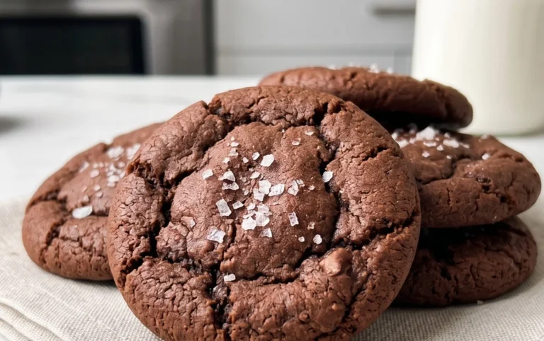 Salted Brownie Cookies