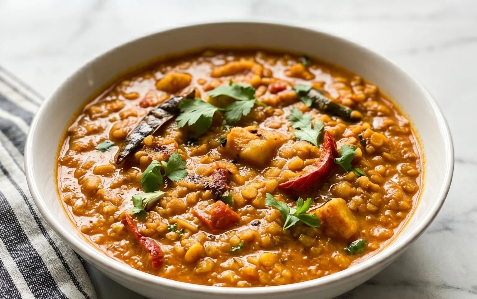 Spicy Red Lentil Curry
