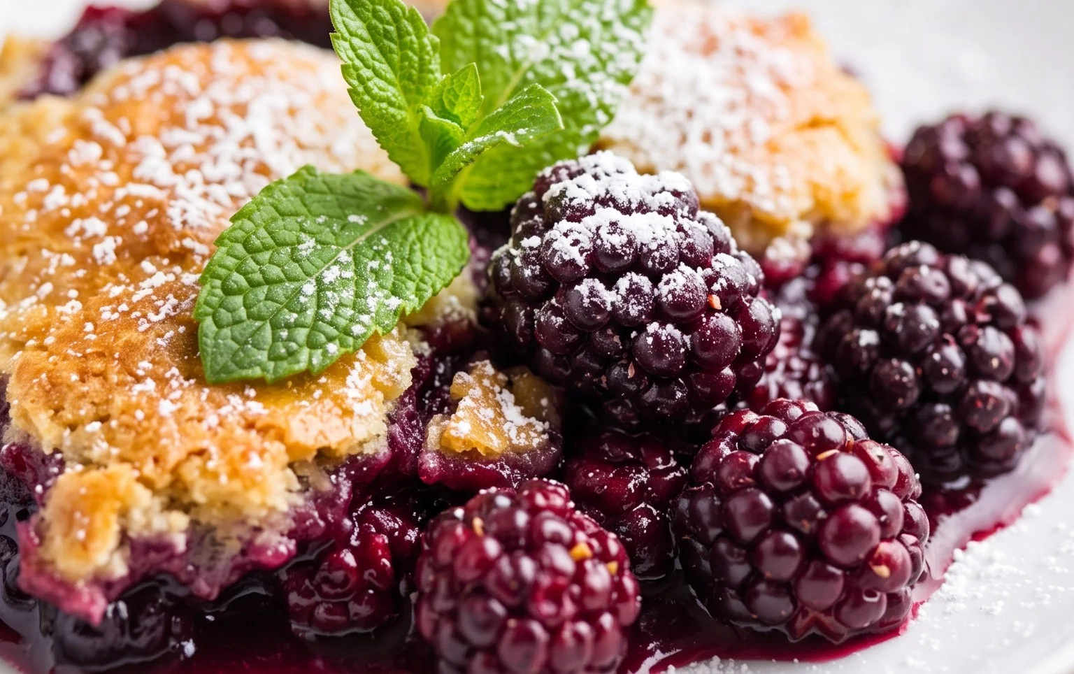 The Pioneer Women's Blackberry Cobbler
