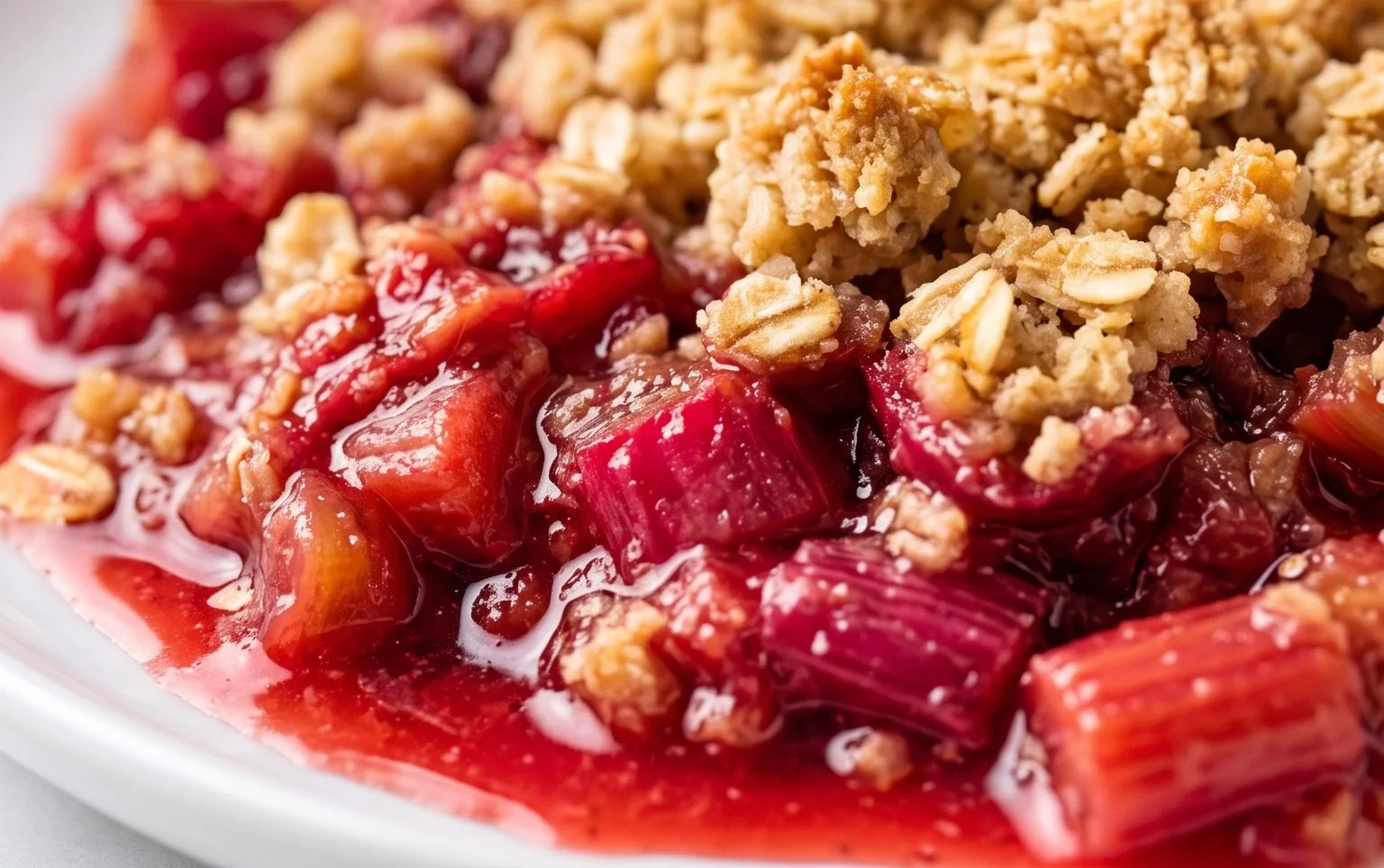 Easy Rhubarb Crisp