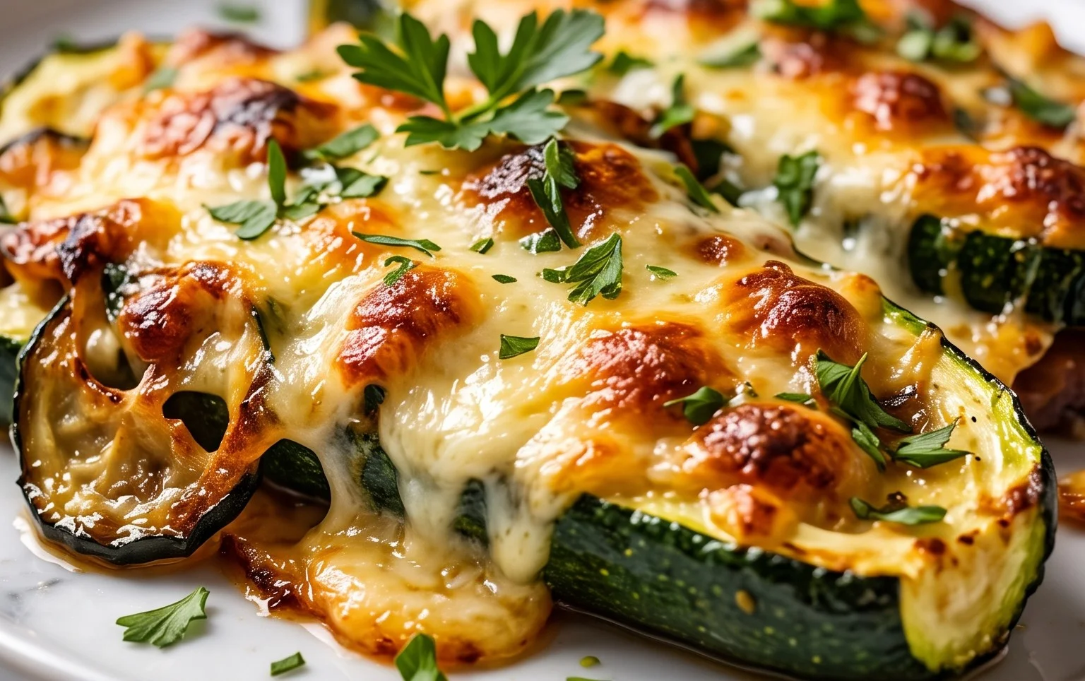 Baked Zucchini and Cheese