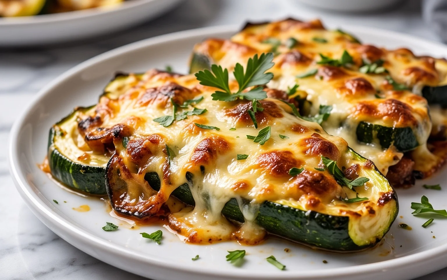 Baked Zucchini and Cheese