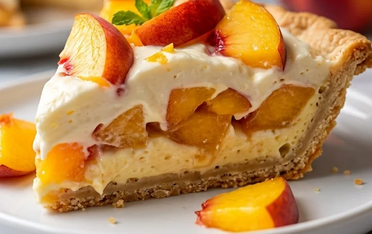Peaches and Cream Pie