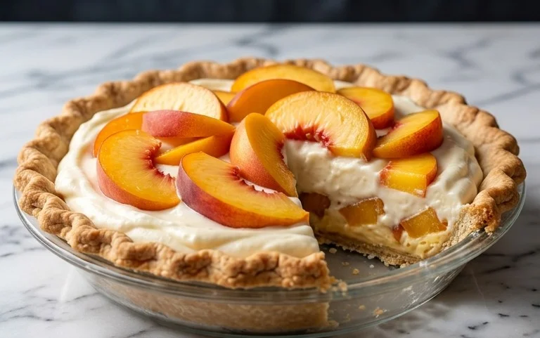 Peaches and Cream Pie
