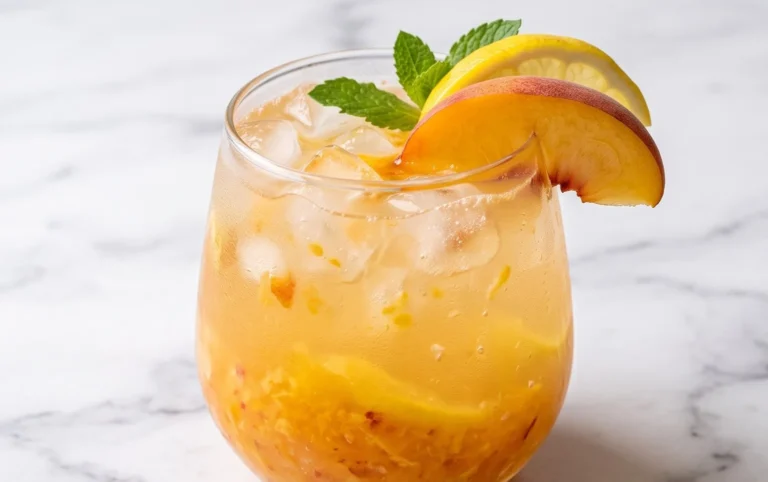 Refreshing Peach Lemonade