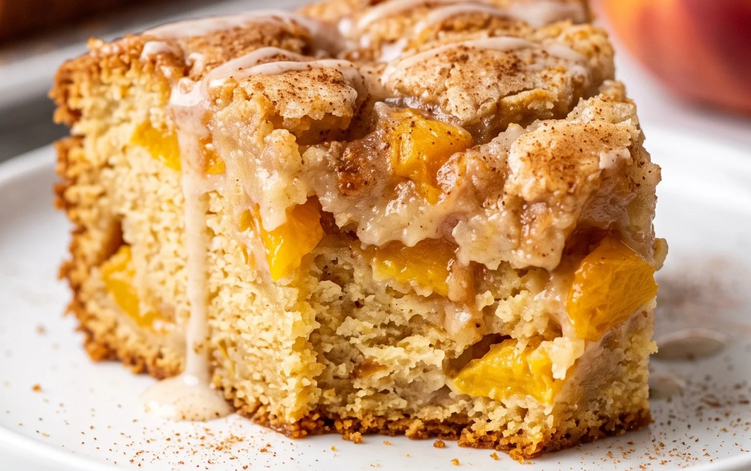 Peach Cobbler Pound Cake