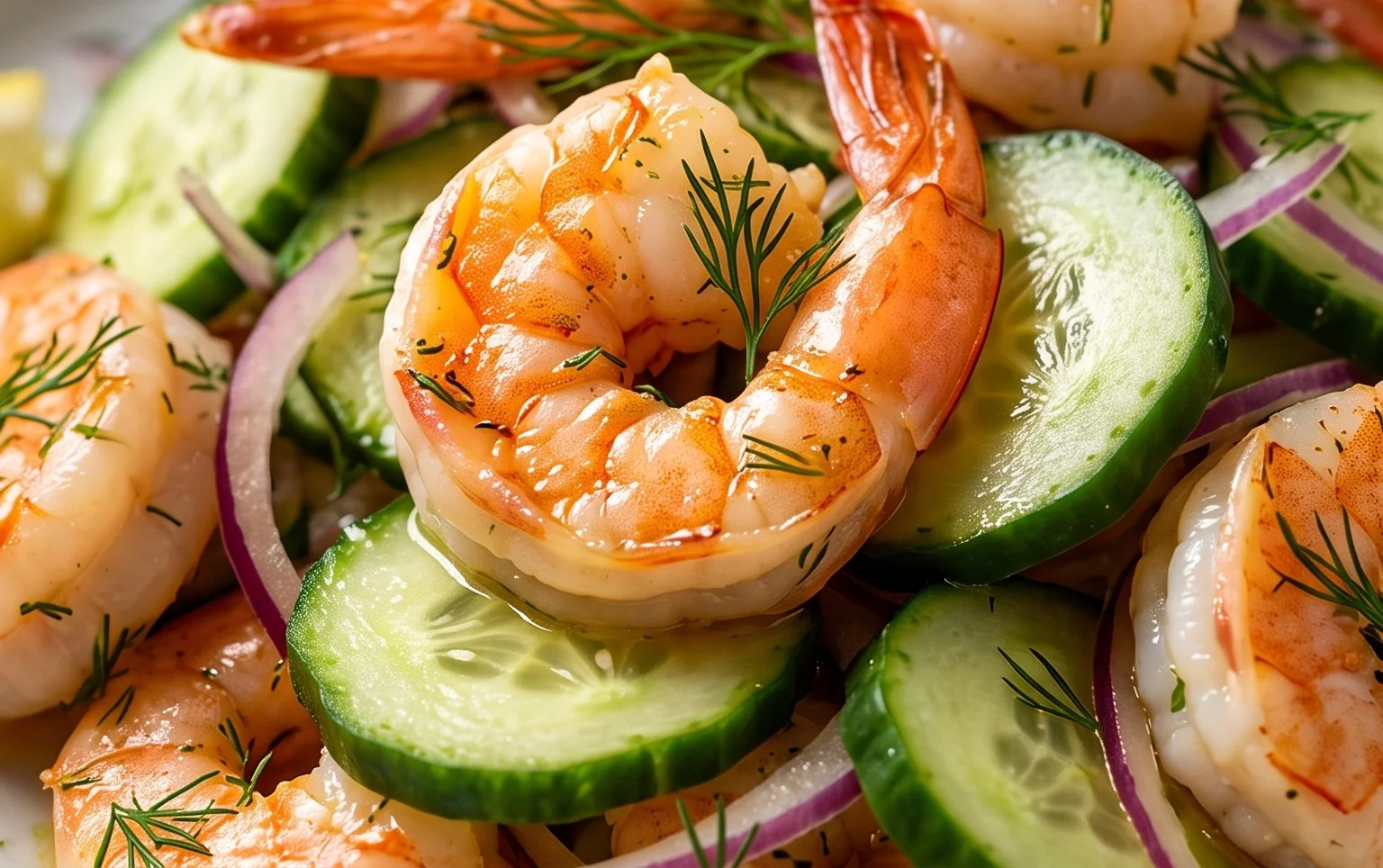 Cucumber Shrimp Salad
