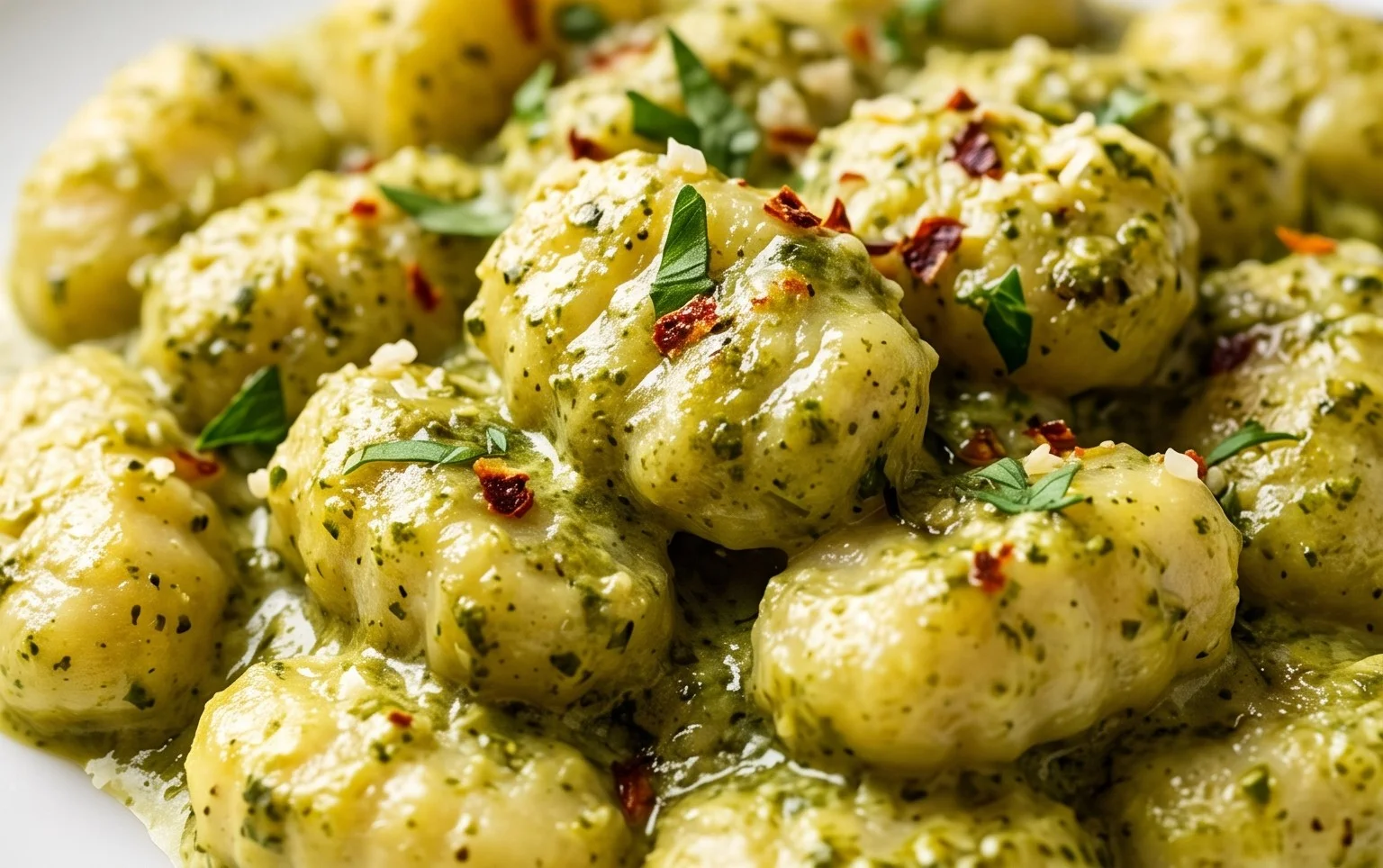 Creamy Pesto Gnocchi