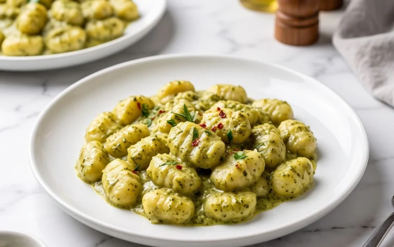 Creamy Pesto Gnocchi