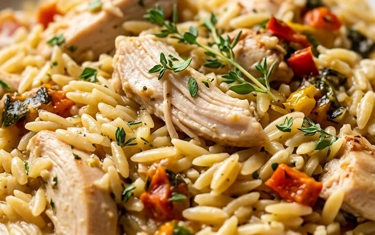 Chicken Orzo (30-Minutes, One-Pan)